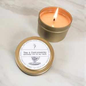 The Bathing Raven---YOUR CHOICE---100% Soy Mini Tin Candles--Many Scents!